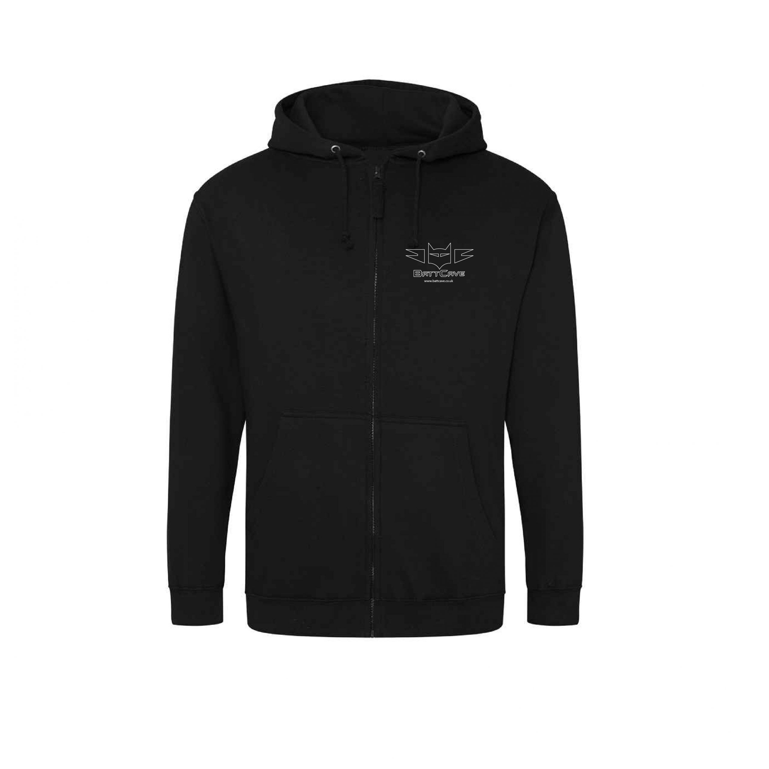 Adult Zipped Hooded Sweatshirt - BATTCAVE