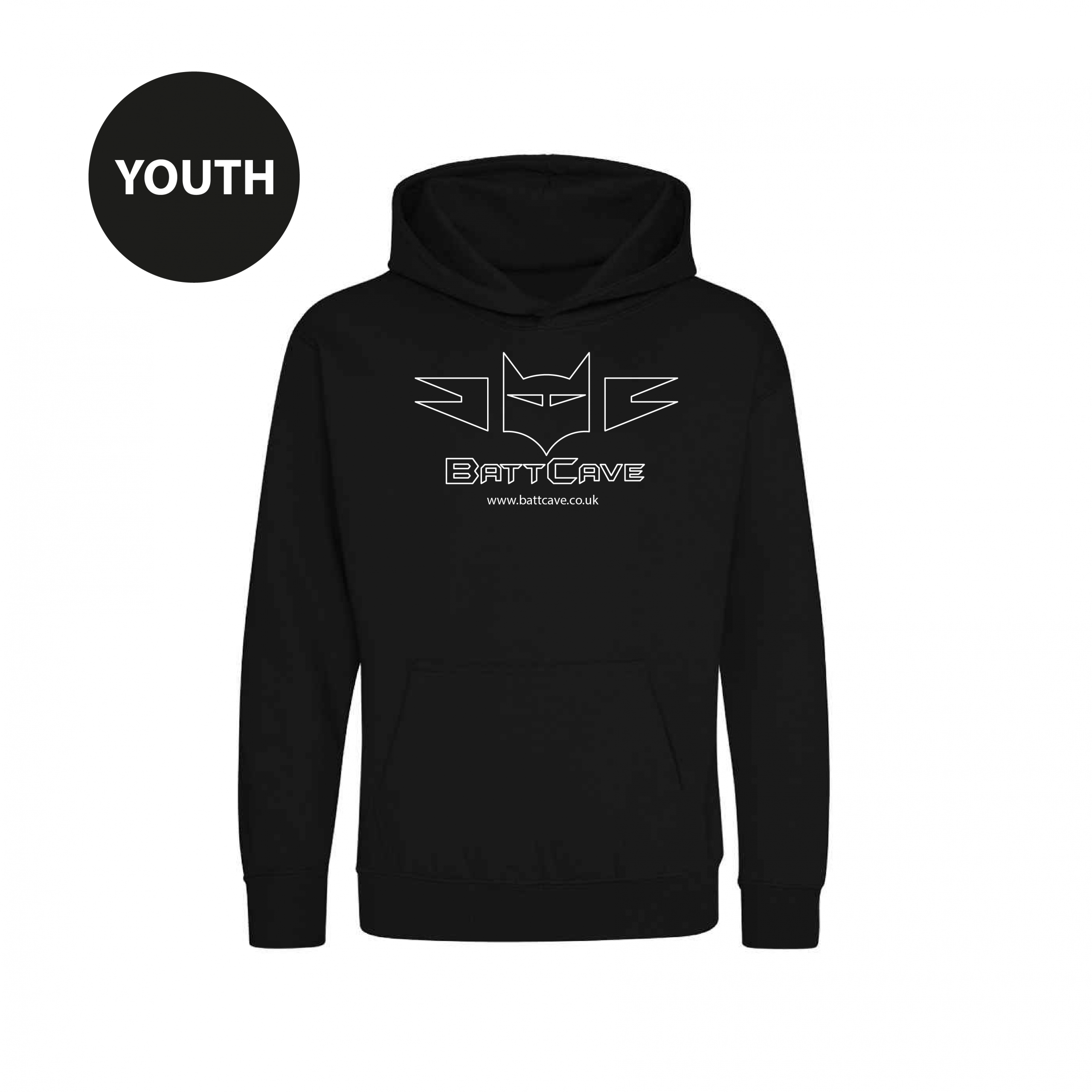 Youth Hooded Sweatshirt - BATTCAVE