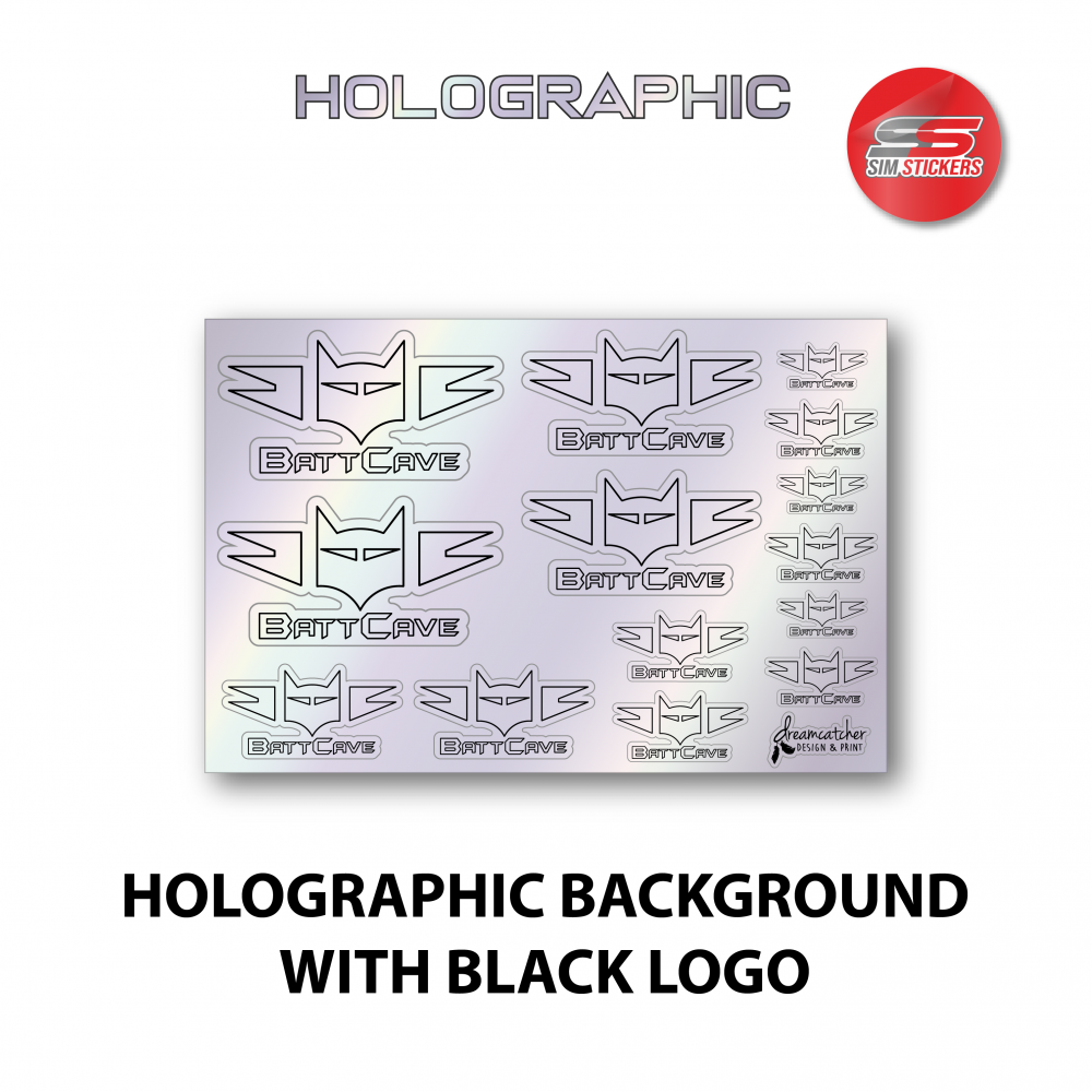 BattCave Holographic Stickers – BATTCAVE
