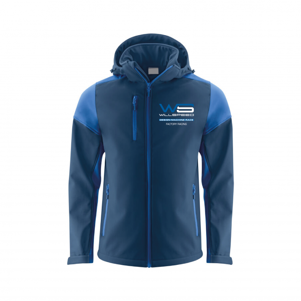 Softshell Jacket Dark Blue – WILLSPEED