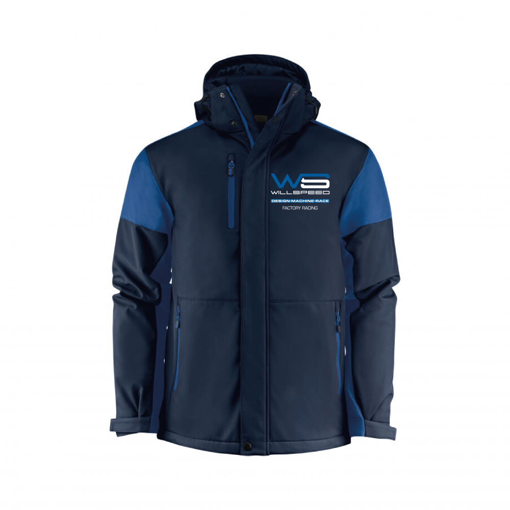 Padded Softshell Jacket Dark Blue – WILLSPEED