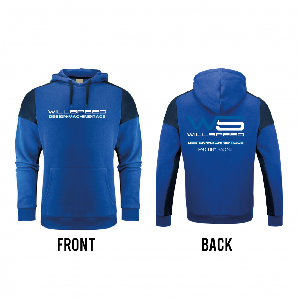 Hooded Sweatshirt Light Blue – WILLSPEED