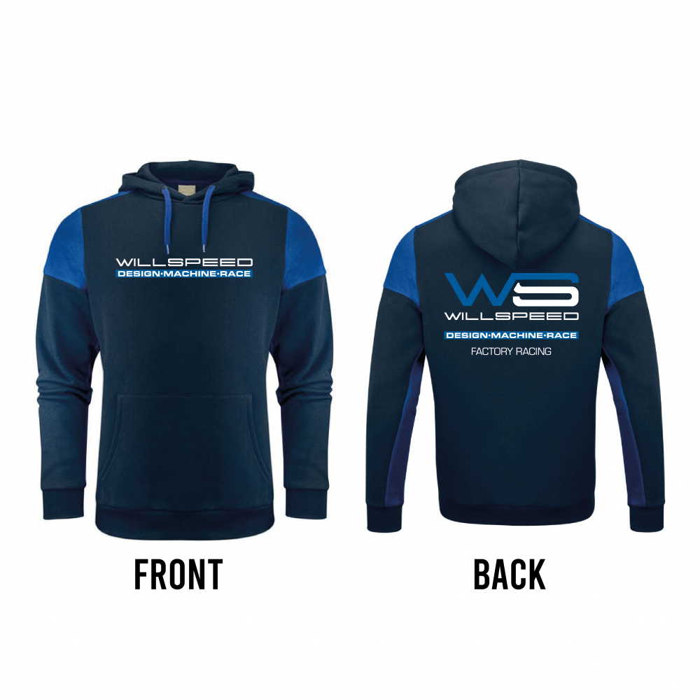 Hooded Sweatshirt Dark Blue – WILLSPEED