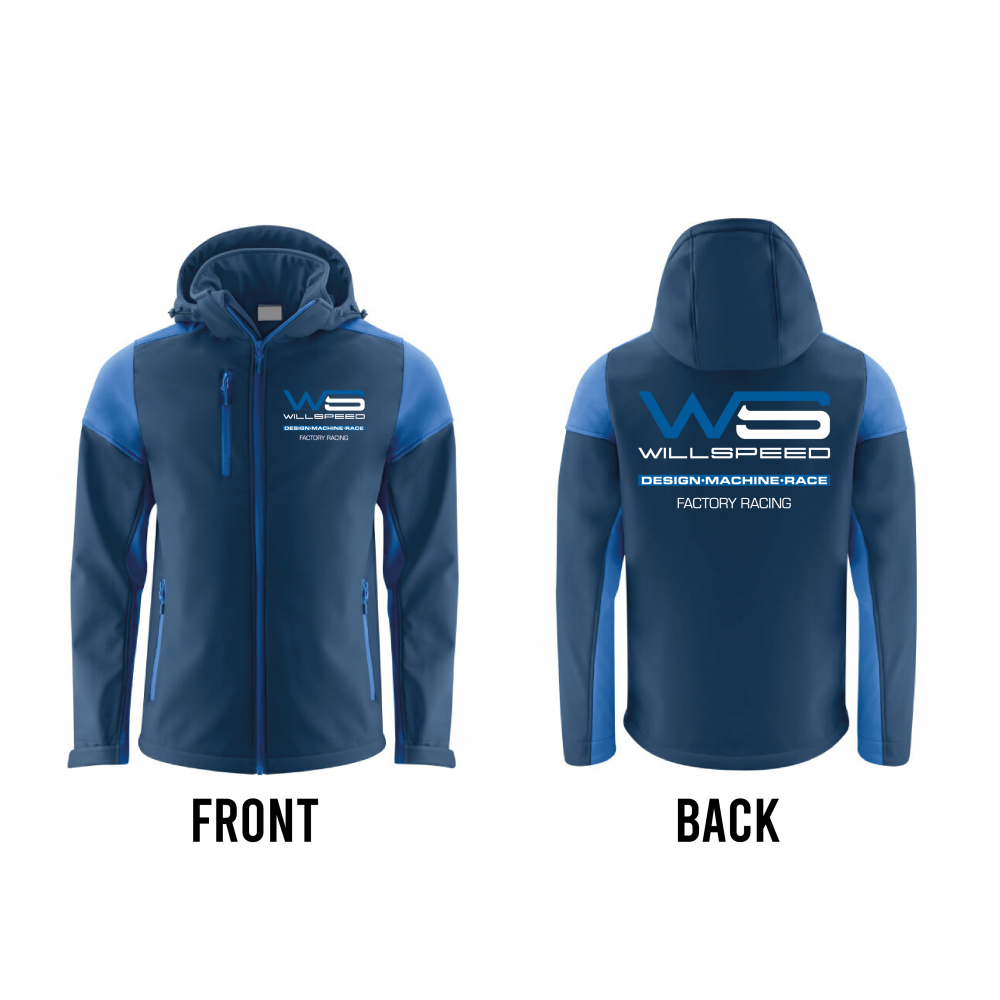Softshell Jacket Dark Blue – WILLSPEED