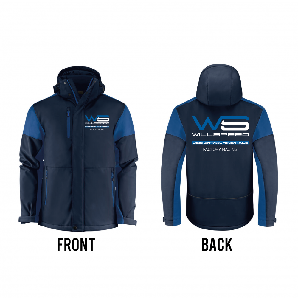 Padded Softshell Jacket Dark Blue – WILLSPEED